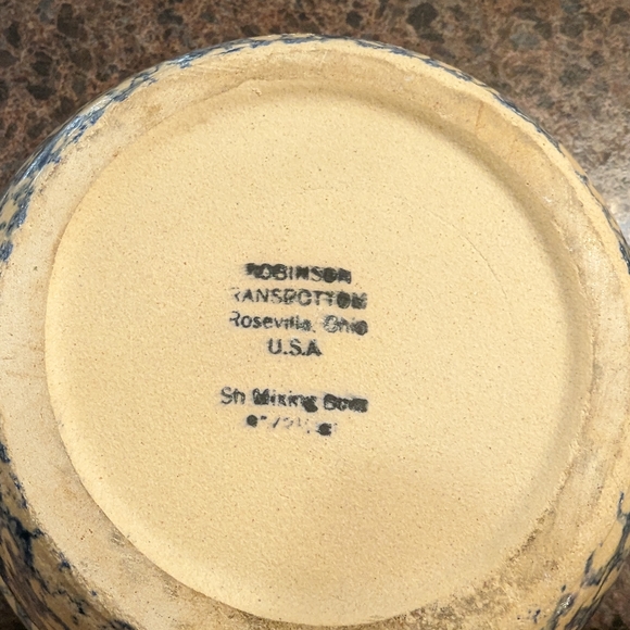 Antique spongeware bowl - Picture 4 of 4